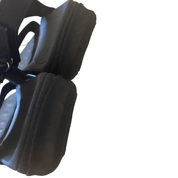 Megnya Adjustable Straps Black Comfortable Casual Beach Sporty Womens Sandals 6 - Picture 8 of 10